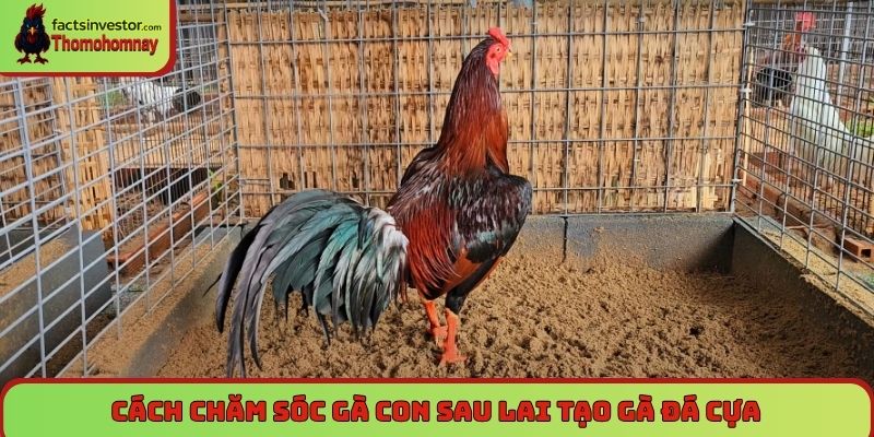 Cách chăm sóc gà con sau lai tạo gà đá cựa