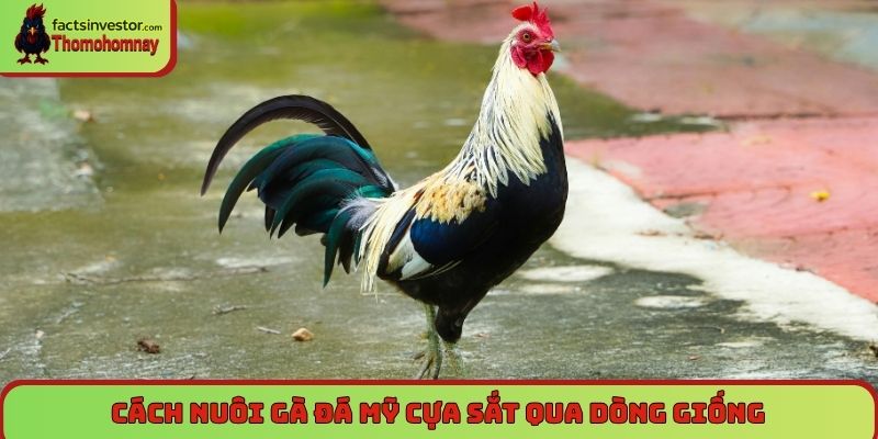 Cách nuôi gà đá Mỹ cựa sắt qua dòng giống