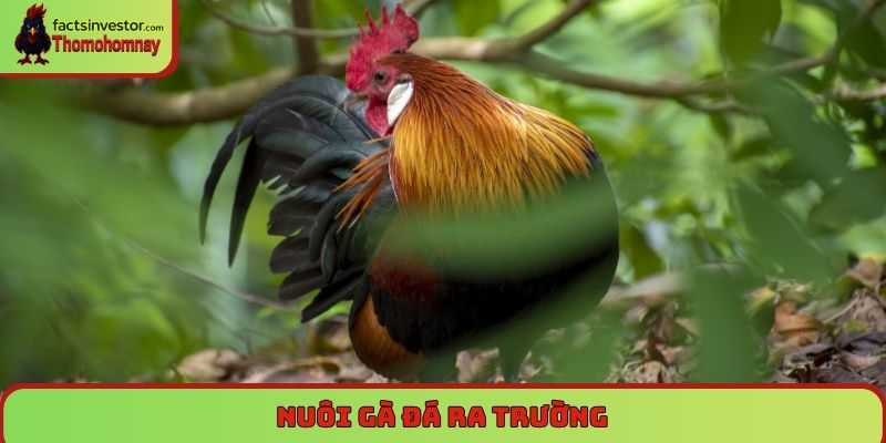 nuôi gà đá ra trường